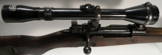 Pecar Berlin 6 - 59 Variable Rifle Scope Germany Ww2 Era Vintage K98 Pecar 1