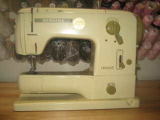 Bernina 730 Record W/accessories,  & Case Vintage Sewing Machine
