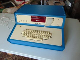 Rockwell Aim - 65 Vintage Computer With Blue Case