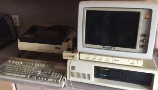 Vintage Ibm 5160 Xt Personal Computer Package.  Everything Great.  Read