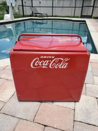 Vintage Cavalier Coca Cola Cooler Rare