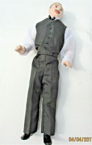 DOLL ARTISAN CINDY COOK DOLLHOUSE MINIATURE PORCELAIN MAN HANDSOME WITH DIMPLES 2