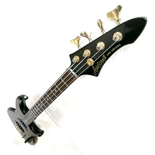 Vintage Japanese Aria Pro Ii Rsb Deluxe Black / Gold Parts Bass Guitar