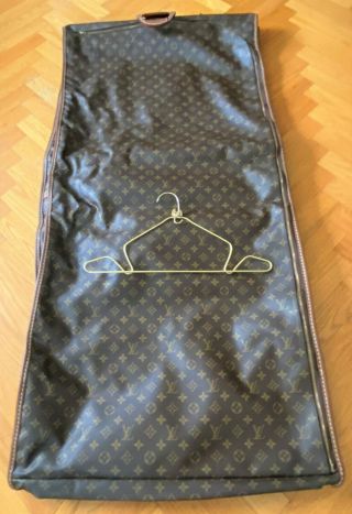 Vintage authentic Louis Vuitton Monogram canvas garment bag 2