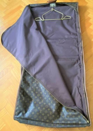 Vintage authentic Louis Vuitton Monogram canvas garment bag 3