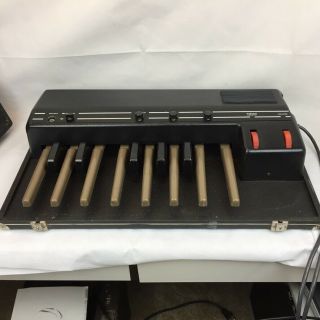 Vintage Crumar Cpb - 1 Bass Synthesizer Synth Pedal Board & Case