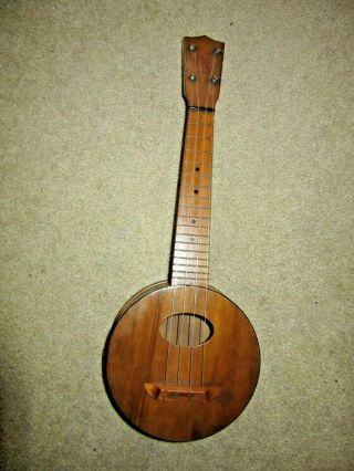 Vintage Lyon & Healy Ukulele Camp Uke 4 String Guitar Circa 1925