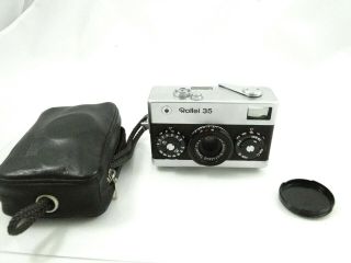 Honeywell Rollei 35 Mm Camera With Box And Paperwork - Vintage 1:3:5 F
