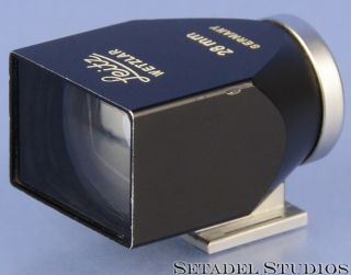Leica Leitz 28mm Slooz 12007 Vintage Black Camera Lens Bright Line Viewfinder