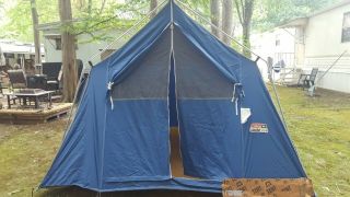 Vintage Coleman Canvas Cabin Tent 10 By 8 Coleman Canvas Products 8429a708