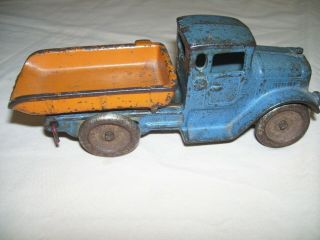 Old Vintage Antique Kilgore Cast Iron Dump Truck T66 - 1 & Body Toy Estate Find