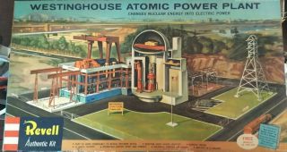 Vintage 1959 Revell Westinghouse Atomic Power Plant