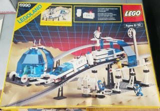 Lego Space Futuron Monorail Transport System (6990) 99 Complete Aa2