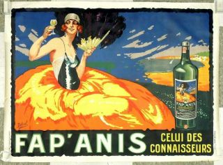 Vintage French Art Deco Poster " Fap 