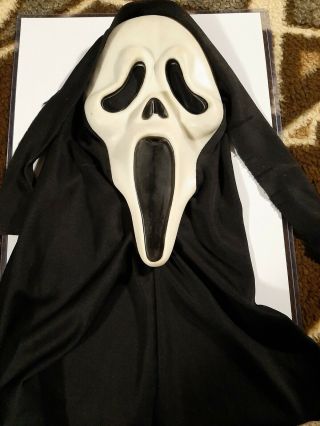 Fearsome Faces Scream Mask Rds Mk Rare Vintage Ghostface Ghost Face Mask