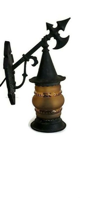 Vtg Gothic Arts And Crafts Porch Light Scone Lantern Lamp Fixtures Antique
