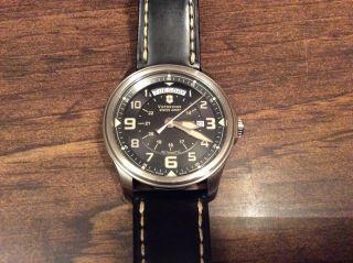 Vintage Victorinox Swiss Army Men’s 241397 Infantry Day/date Automatic Watch Htf