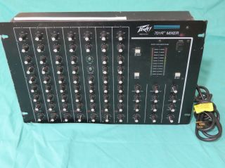 Peavey 701r Rack Mount Mixer With 4 Band Equalizer Reverb Vintage Pro Audio