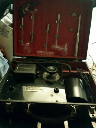 Antique Elco Violet Ray Machine Quack Medicine medical Device Vintage 38b. 2