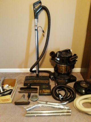 Vintage Rainbow Se Vacuum With Power Head,  Hoses And Multiple Attachments