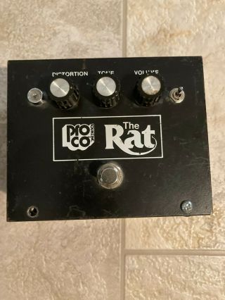 Pro Co The Rat Vintage I Bought This In Late 79 Or Early 80