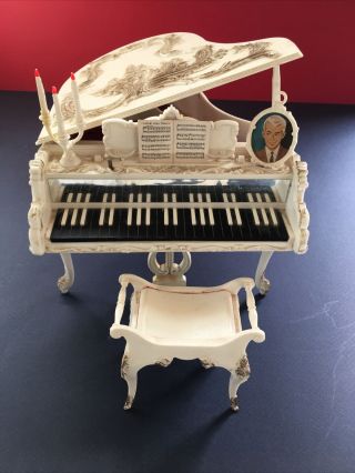 Vintage Barbie Grand Piano With Bench Suzy Goose