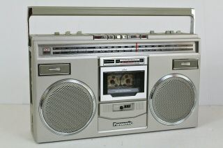 Panasonic RX - 5100 Vintage Stereo Cassette Boombox Japan 80 ' s  Video 2