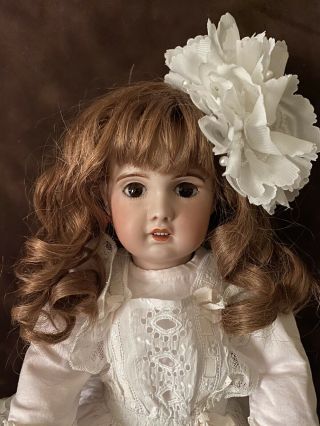 Antique French Sfbj /bebe Jumeau Paris Bisque Had Doll 20”