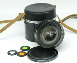 Vintage Wide Angle Portrait Lens Mir 20m 20mm F/3.  5 M42 Soviet Flektogon Jn30