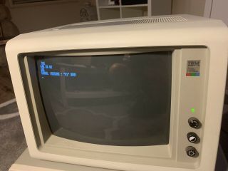 Ibm 5153 Personal Computer Color Display Crt Monitor Vintage/amazing