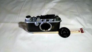 Leitz Leica Iiia Vintage Rf Film Camera Body Made In 1936 Free/s Japan