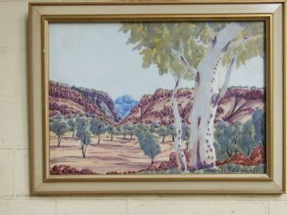 Arnulf Ebatarinja Australian Aboriginal Art Artist Hermannsburg School Vintage