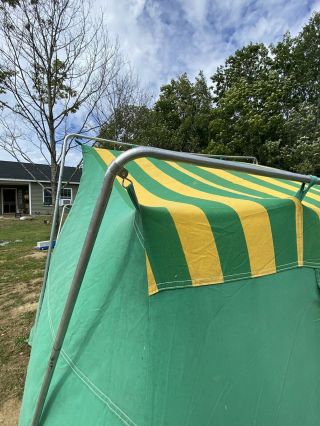 Canvas Tent 9’ X 14 Vintage Early 70’s 2