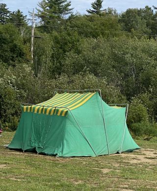 Canvas Tent 9’ X 14 Vintage Early 70’s 3