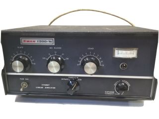Vintage Swan 1200 Watt Cygnet Linear Amp Amplifier 6lq6 Radio Tubes