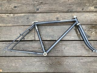 1985 Bridgestone Bicycle Mb1 Frame 17” Made In Japan Chromo Barn Find Vintage