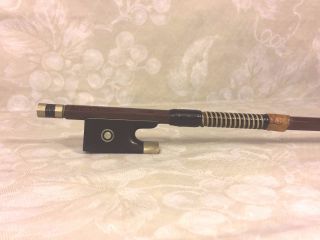 Vintage Adolph Berger Violin Bow 8 Sided Shaft Germany