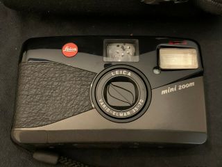 Vintage Leica Mini Zoom 35mm Vario Elmar Camera,  With Case