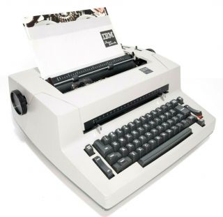 Ibm Vintage Selectric Personal Typewriter Vintage Pristine W Case &