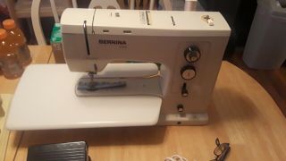 vtg Bernina 830 Record sewing machine in red case - - serviced 2