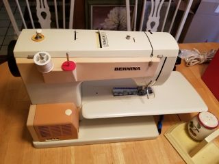 vtg Bernina 830 Record sewing machine in red case - - serviced 3