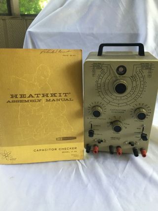 Heathkit It - 28 Capacitor Checker/tester Lcr Bridge Ham Radio Electronic Test Vtg
