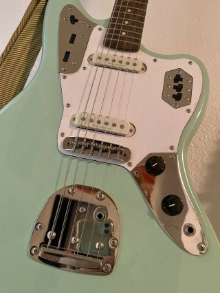 Squier Vintage Modified Jaguar Electric Guitar - Surf Green