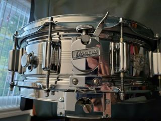Vintage 1965 Rogers Dynasonic 5 " X 14 " Snare Drum In Relisted