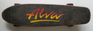 Vintage Tony Alva Skateboard,  1970s Dogtown Era