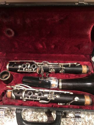 Vintage Carl Fischer Clarinet In Key Of A (albert System)