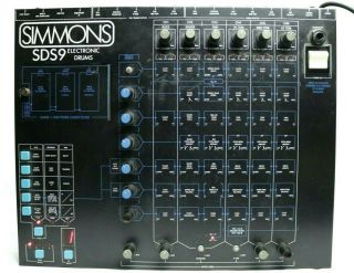 Simmons Sds9 Electronic Drum Module/brain/machine Vintage Made In England 220v