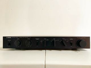 Yamaha C - 2 Stereo Pre - Amp Vintage Hifi Pre Amplifier