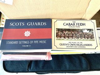 Vintage Scots Guards Standard Setting Of Piping Music Volume 1,  2,  3 Bagpipe Books