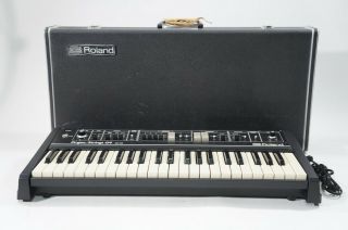 Roland Rs - 09 Organ / Strings 09 Vintage Analog Synthsizer W/ Hard Case Rs09